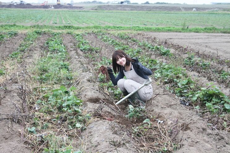 「さつまいも農家タレント」の上西萌々（撮影／千駄木雄大）