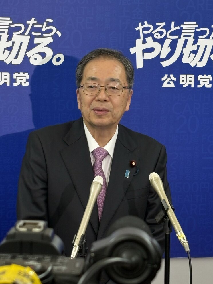 公明党の斉藤鉄夫代表（本人Xより）