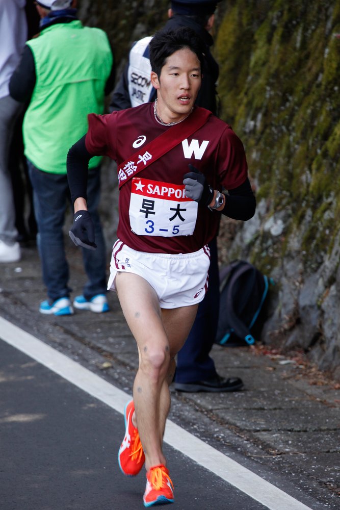 2018年、総合3位となった際の早稲田の5区・安井雄一（現トヨタ自動車）　写真／shutterstock