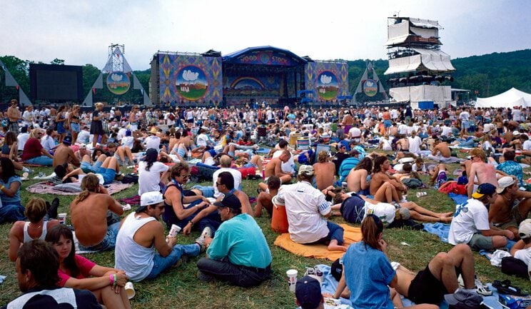 1994年に開催されたウッドストック・フェスティバルの様子