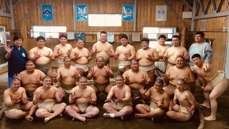 大の里が高校2年の時の海洋高校相撲部員