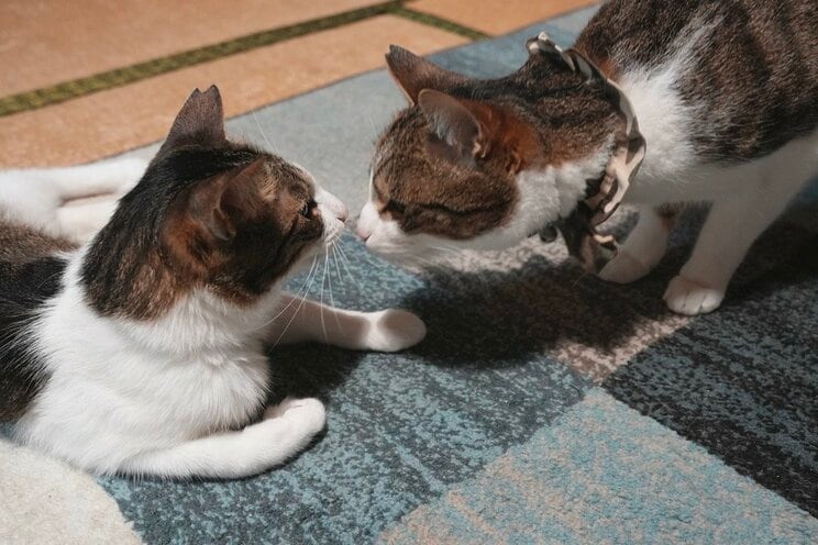 鼻キスから始まった2匹の絆