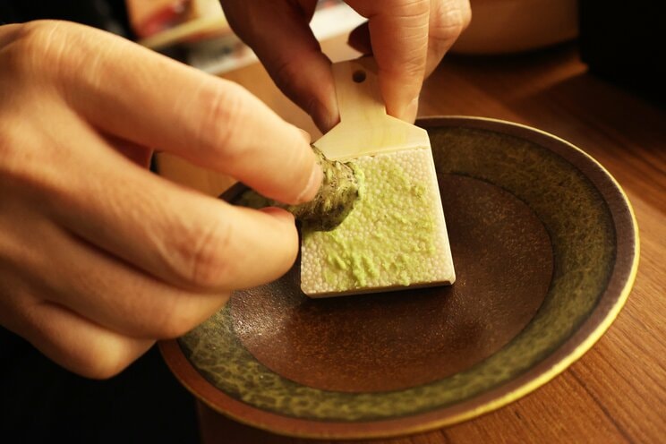 「生本わさび」(筆者撮影)