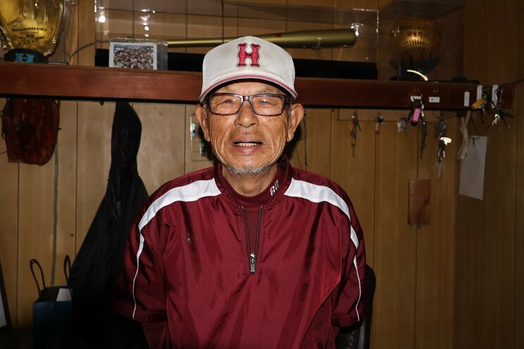 「羽曳野ボーイズ」の山田朝生会長。これまで750名以上の選手を指導してきた