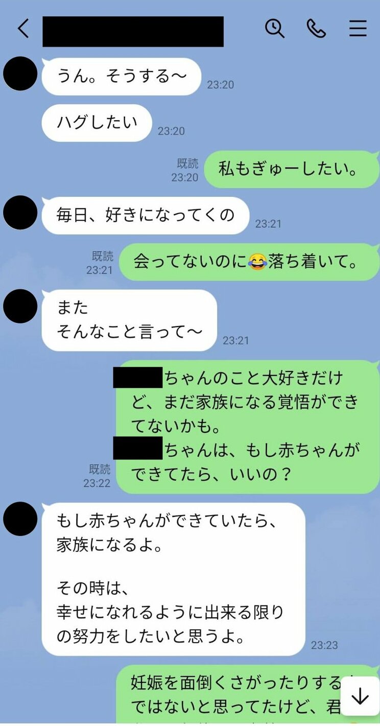 今野さんと佐藤のやりとり（写真／今野さん提供）