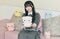 片山紗希さんとふわりんましゅ　写真／松林寛太