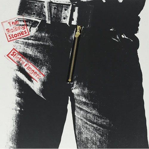 アンディ・ウォーホルが手がけたローリング・ストーンズの『STICKY FINGERS』のジャケット。写真は『STICKY FINGERS [輸入盤]』（2015年6月9日発売、UNIVERSAL MUSIC JAPAN）