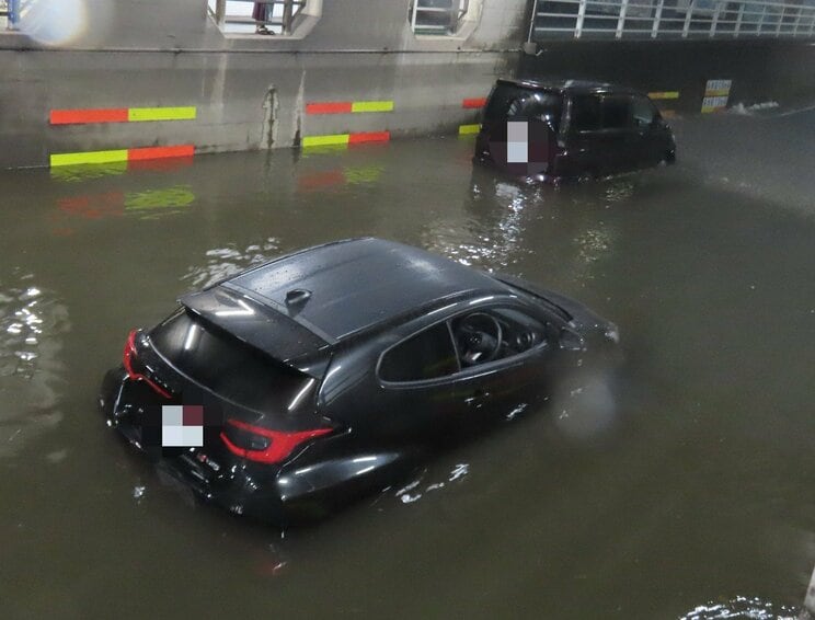 千葉県鎌ケ谷市丸山1丁目・京成松戸線のアンダーパス（写真／読者提供)