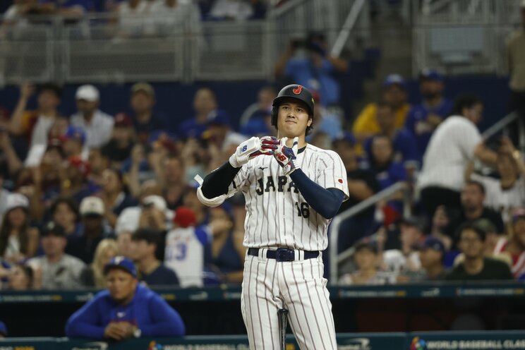 ベネズエラとの準々決勝で、平均打球速度1位だった大谷翔平（108.7マイル＝174キロ）