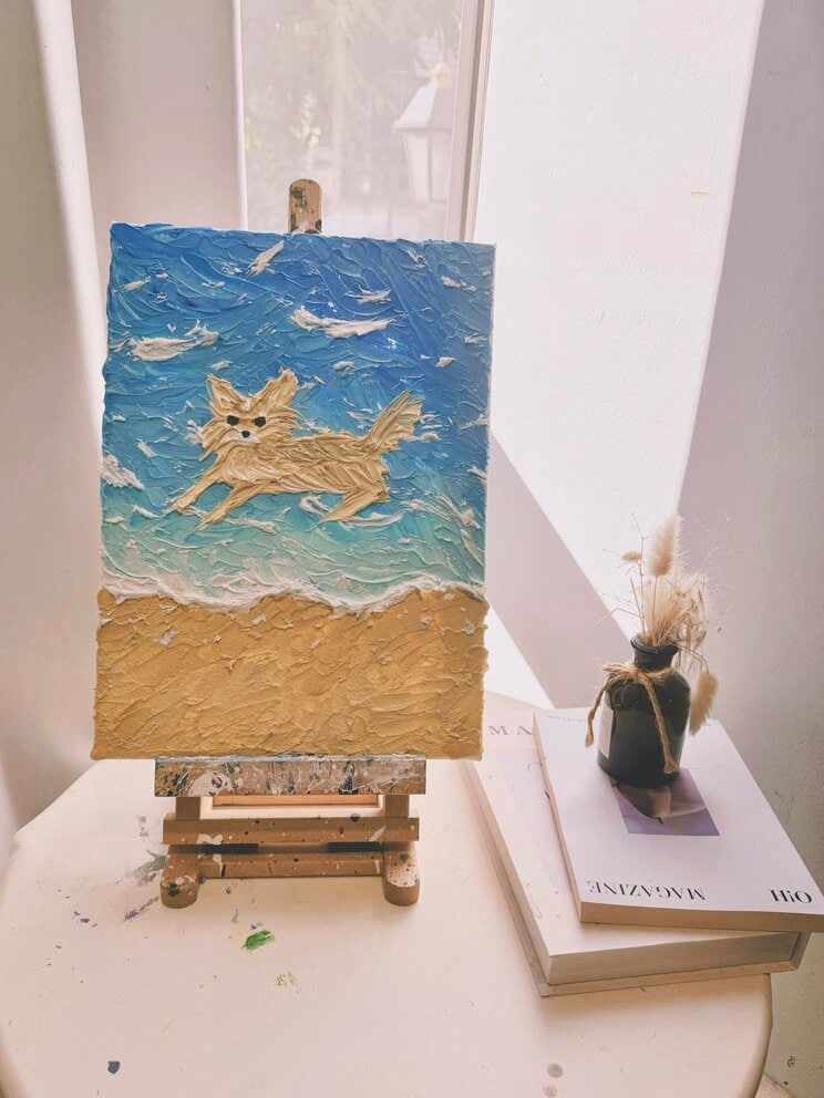 えなこさん作の絵（写真／本人Instagramストーリーズより）