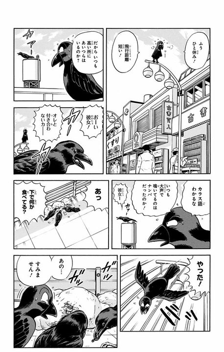 【こち亀】魔法使いの仕業で現役警官がカラスに...人間に嫌われまくったカラス刑事の処世術!_11