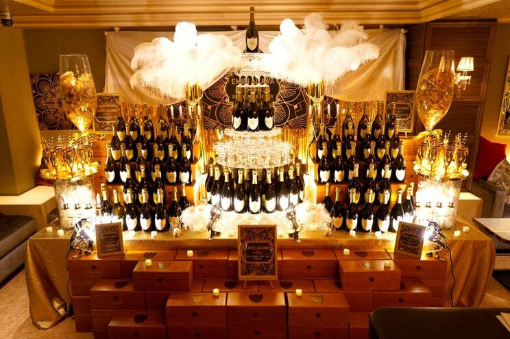 愛沢さんのキャバ嬢時代のバースデーイベントの様子（本人Xより）