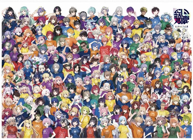 2025年には「にじさんじ」初の展覧会も開催された　© ANYCOLOR,Inc