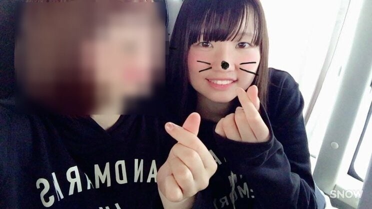 高校時代の波崎さん（写真右）