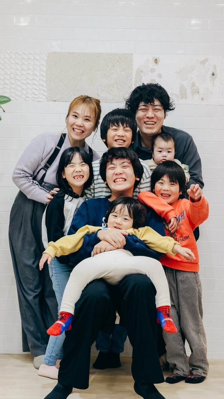 ヤングケアラーではなかった！　阿部家の家族写真（阿部さん提供）
