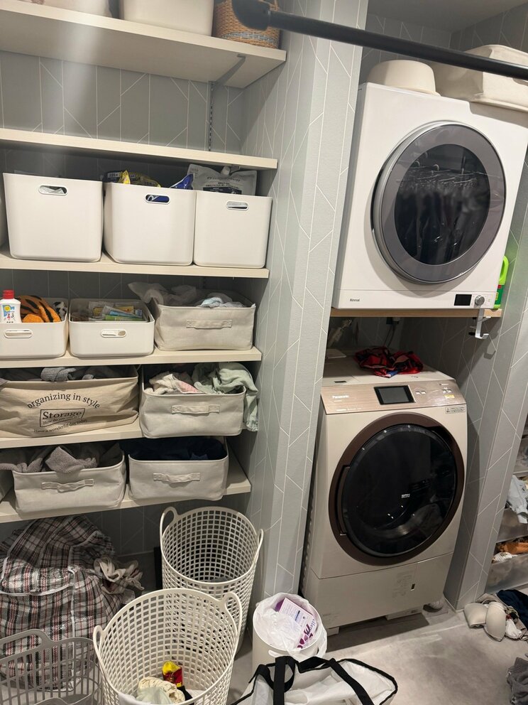 洗濯機は3回まわすこともザラだという