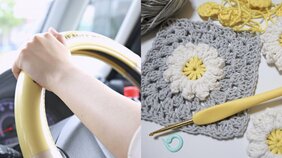 SNSでも危険性を指摘する声多数…「編み物ハンドルカバー」は法律違反？「ズレる可能性が気になります」カーインテリアメーカーが気にする懸念点