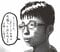 出典：いびりょ（X：@ibiryo_sun）氏がブログに投稿した「三色チーズ牛丼を注文する若い男性」のイラスト　図／書籍『弱者男性1500万人時代』より
