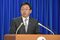 閣議後記者会見で質問に答える上野賢一郎厚生労働相　写真：毎日新聞社/アフロ