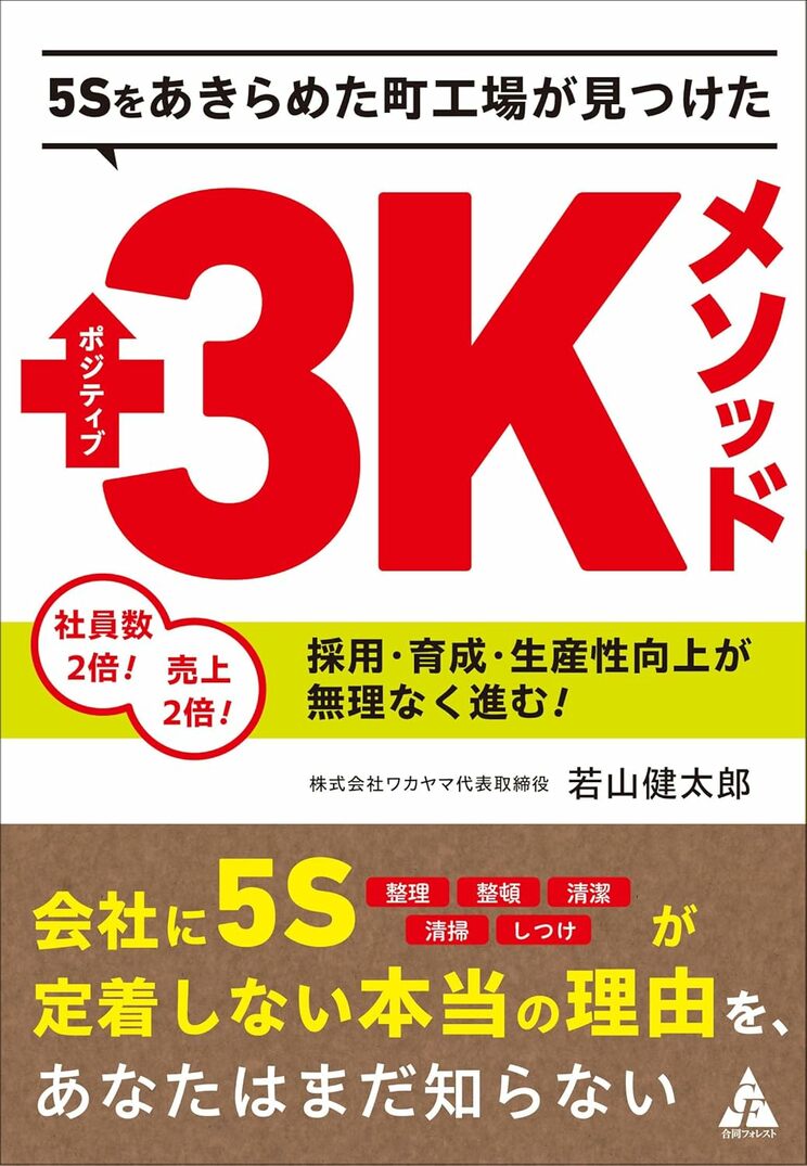 5Sをあきらめた町工場が見つけたポジティブ3Kメソッド: 社員数2倍!売上2倍!採用・育成・生産性向上が無理なく進む!