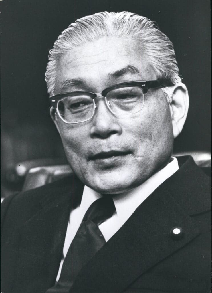 1972年、河本敏夫氏　写真：ZUMA Press/アフロ