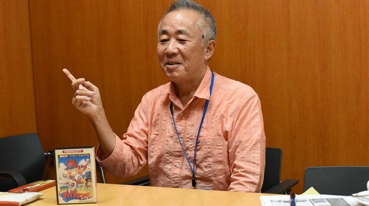 阪神は86年シーズンも主軸の掛布雅之が骨折して成績不振に陥るなど3位に終わっていが、「単発作品のつもりだったから、選手データは最新というわけじゃなかった。初代のみ『おう』『やすだ』といったOBをモデルにした選手を登場させたのもドリームチーム的なイメージでパラメータを設定していたから」（岸本さん）