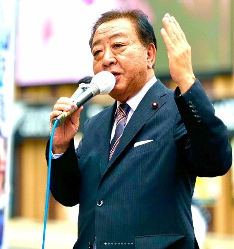 消費税減税を掲げる立憲民主党の野田佳彦代表（本人SNSより）