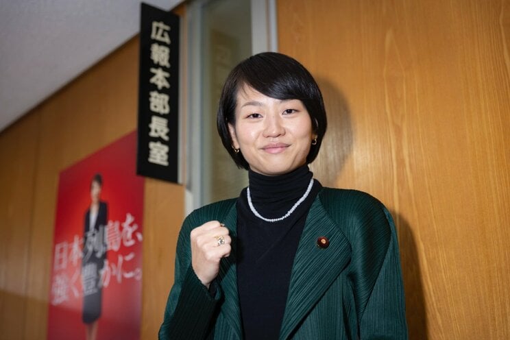 議員として、母として熱い想いを語った鈴木貴子議員　撮影／齋藤周造