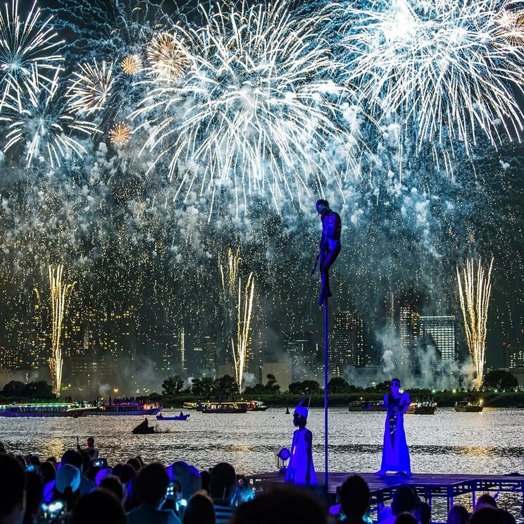 小橋氏が手掛けた、花火の未来型エンターテイメント「STAR ISLAND」