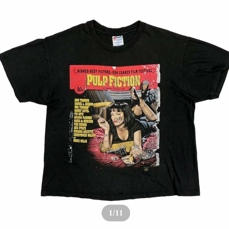 『パルプフィクション』のポスターTシャツには27万円以上するものも! 写真:greatLAnd
