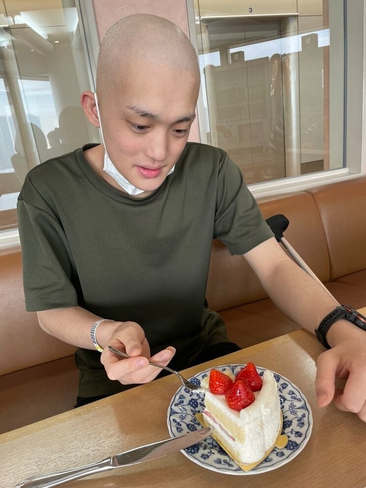 きつい抗がん剤治療も頑張れると語ったひゅうがさん(写真/本人提供)