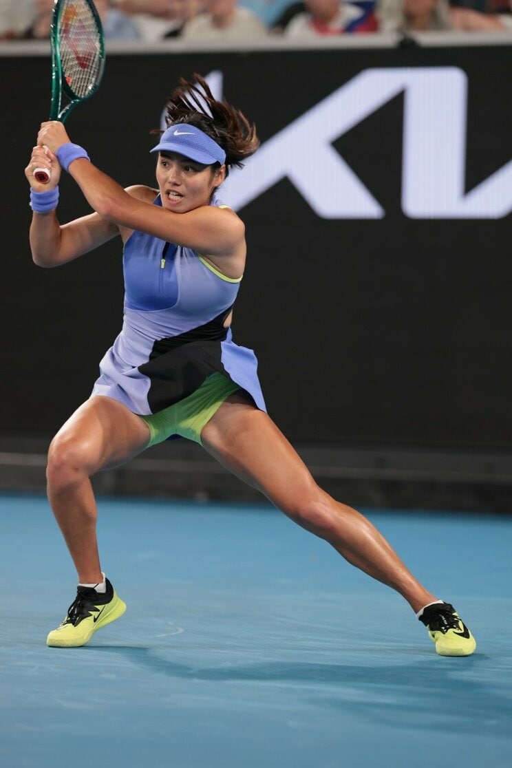 2回戦で敗退となってしまったエマ・ラドゥカヌ選手　（写真／マノヒロマサ）