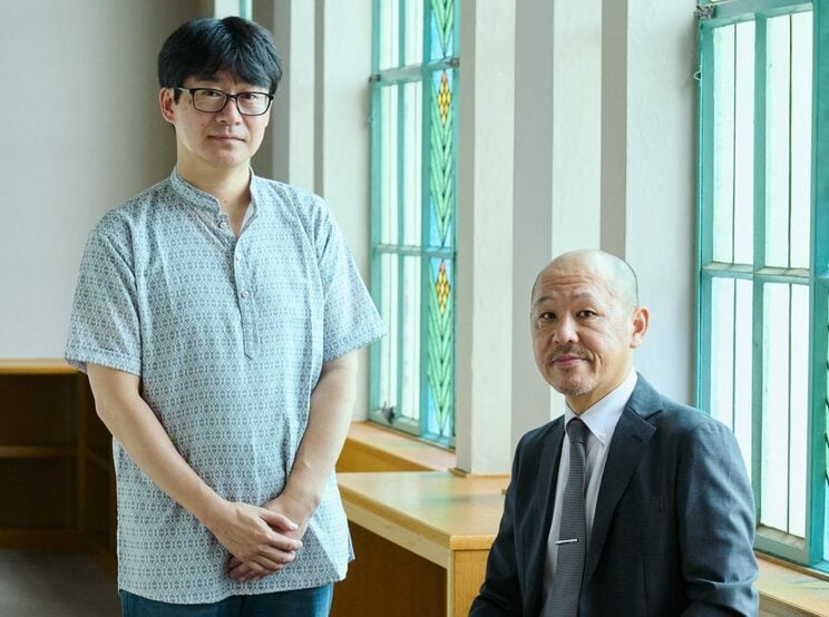 柳原伸洋さん（左）、佐藤賢一さん（右）