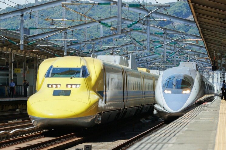 三原駅にて（写真／読者提供）