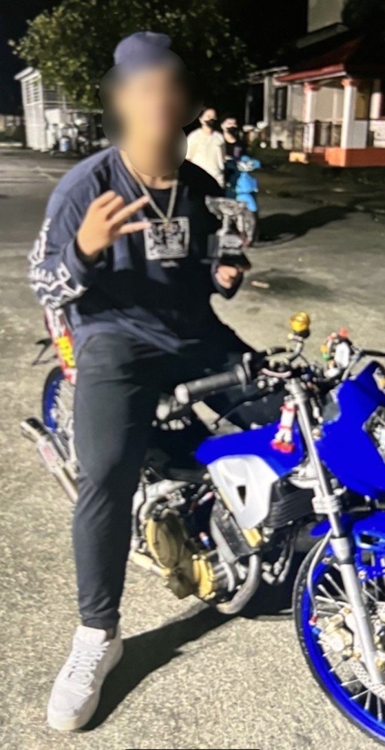 バイク乗りでもあったC(知人提供)
