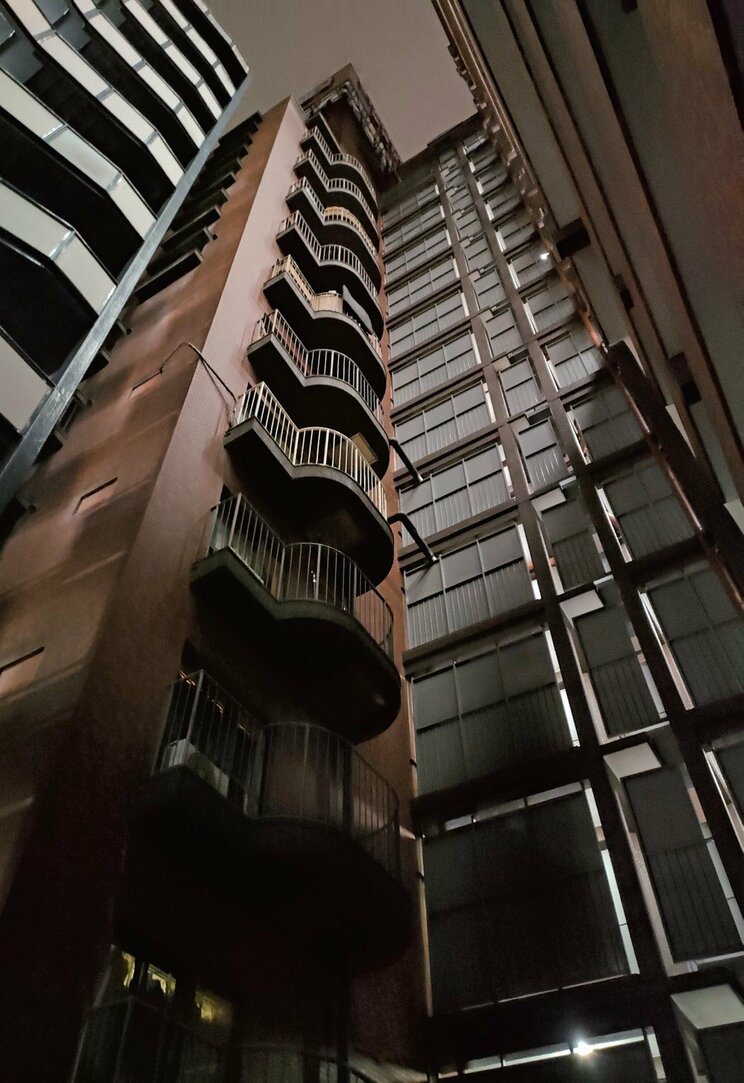 一年間住んでいた「ヤクザマンション」。久々に来るとピリつく（写真／著者提供）