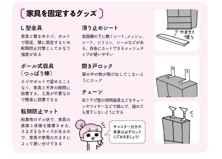 ＜9月1日防災の日＞大地震が起きてもケガしないですむ、家具の配置と固定の基本を東日本大震災経験者が解説_1