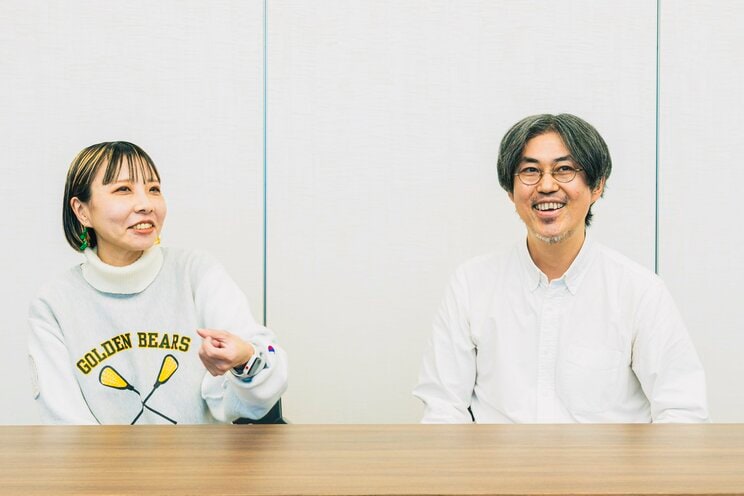 仲よさそうな二人だが…（左・敦森蘭、右・中川学）