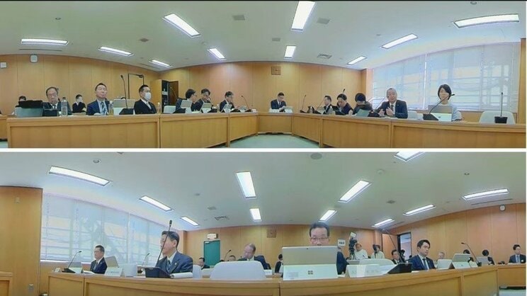 1月20日に開催された兵庫県議会警察常任委員会（兵庫県議会公式YouTubeより）