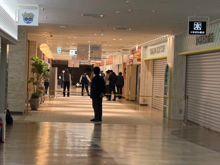 事件当日の現場（読者提供）