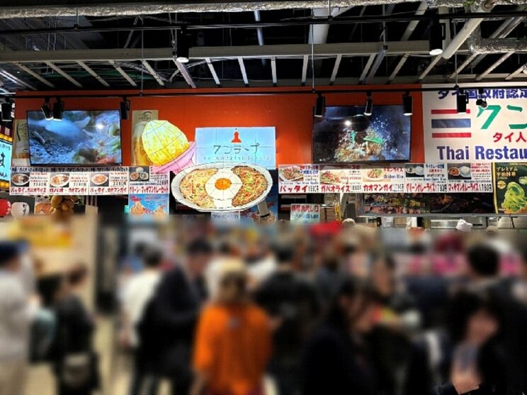 たくさんの外国人も来場