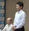 斎藤元彦知事(右)と、片山副知事(左)(写真/共同通信社)