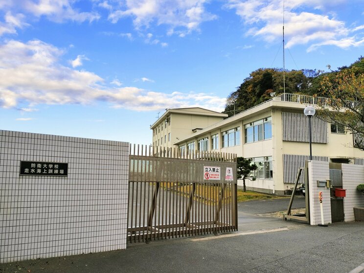 横須賀にある防衛大学校走水海上訓練場