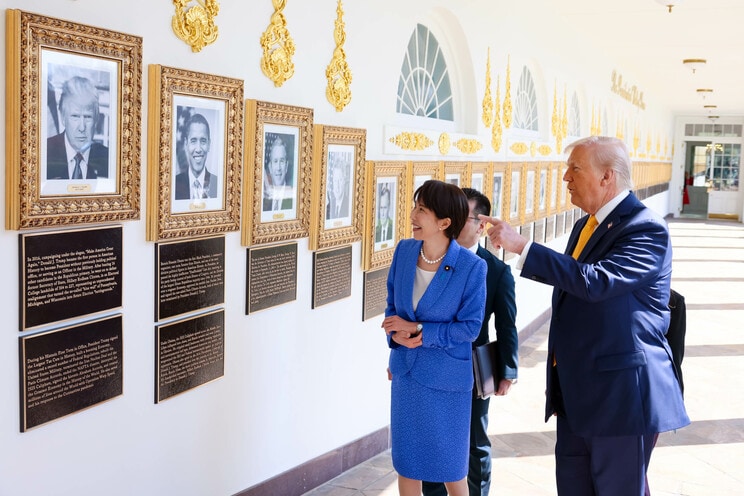 3月、トランプ大統領との日米首脳会談を行なった高市首相（写真／高市早苗SNSより）