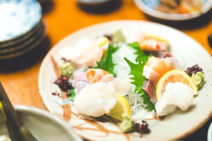 メインの刺し盛りが到着