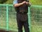 現場付近で交通整理にあたる警察官(撮影/集英社オンライン)