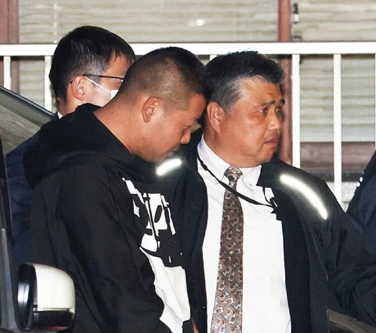 逮捕された島畑容疑者（撮影／集英社オンライン）