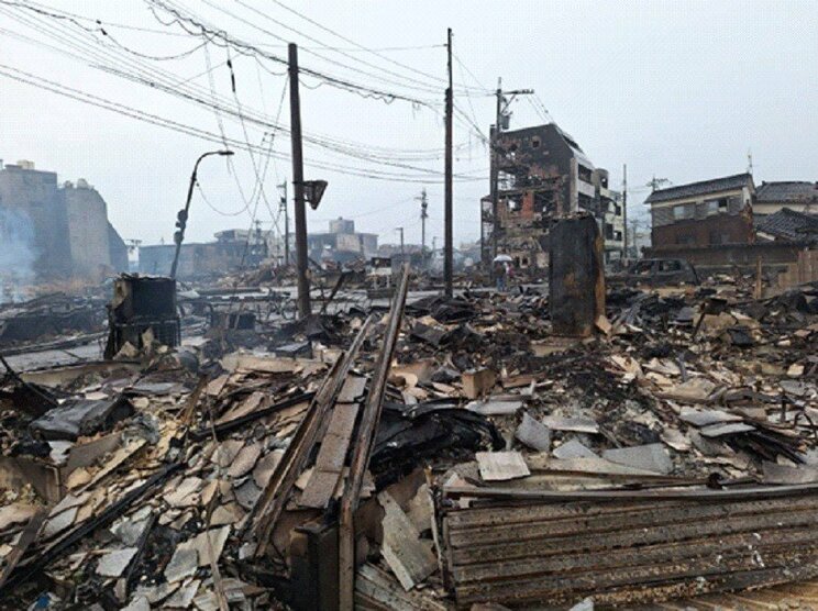 輪島市内にて（撮影／集英社オンライン）