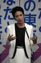 自身の選挙戦を話す蓮舫候補(撮影/集英社オンライン)