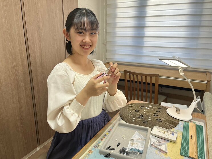 マイヤリング®の制作風景（写真／本人提供）